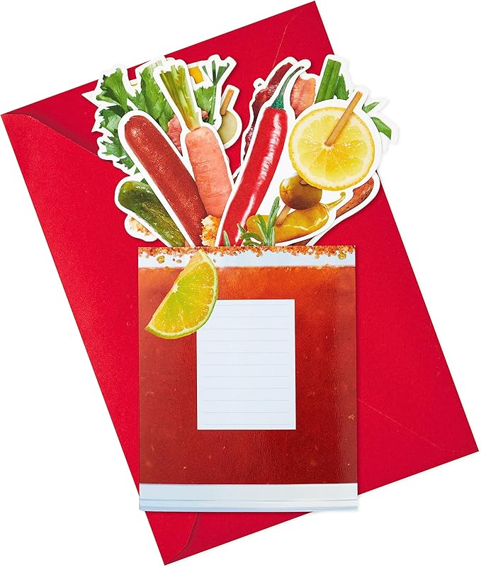 Hallmark Funny Pop Up Birthday Card or Celebration Card (Bloody Mary) Paper Wonder Shoebox 3D Card