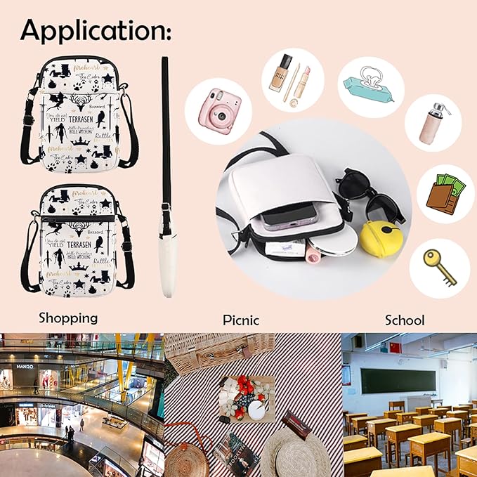 MNIGIU T-OG Inspired Gift T-O-G Fans Book Sleeve T-OG Merch S-JM Gift T-OG Bookish (T-O-G BS) (HelloCrossbody)