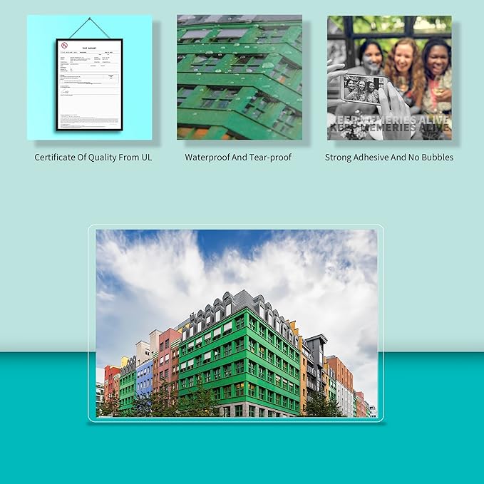 Binditek 100 Pack 3 Mil Thermal Laminating Pouches, 9x11.5 Inches Laminating Sheets, for Letter Size, Ultra Clear, Glossy, Hold 8.5x11 Inches, Heat Seal, Office School Supplies