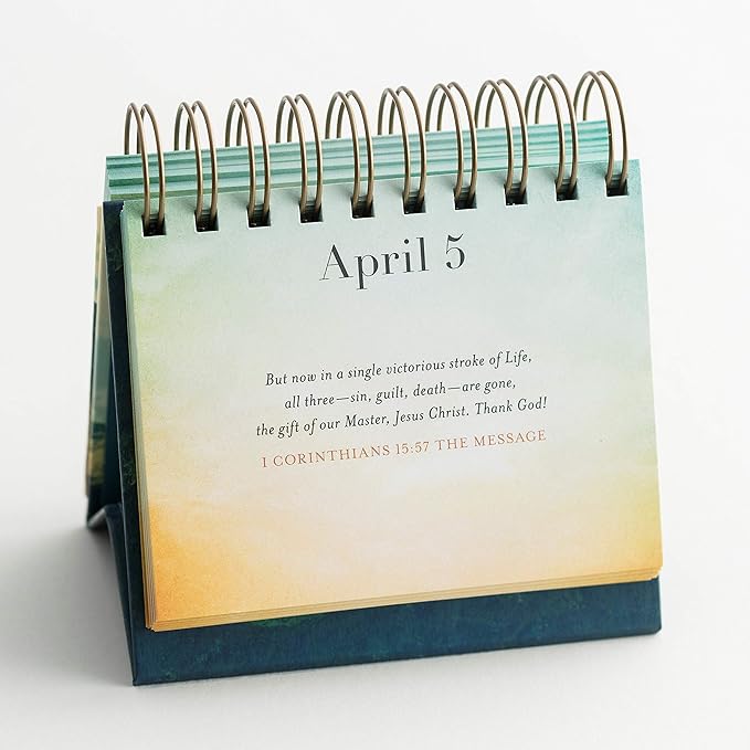 DaySpring - Max Lucado - Anxious for Nothing - An Inspirational DaySpring DayBrightener - Perpetual Calendar (10174)