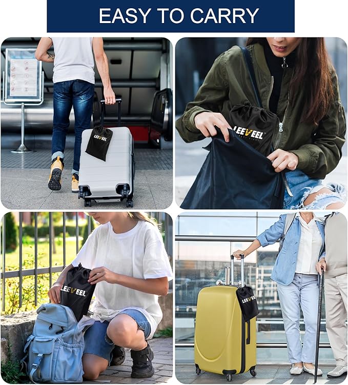 Foot Hammock for Plane Travel,Portable Airplane Foot Rest with Memory Foam and Hardboard,Adjustable Airplane Foot Hammock,Airplane Travel Essentials (Storage Bag Packaging)