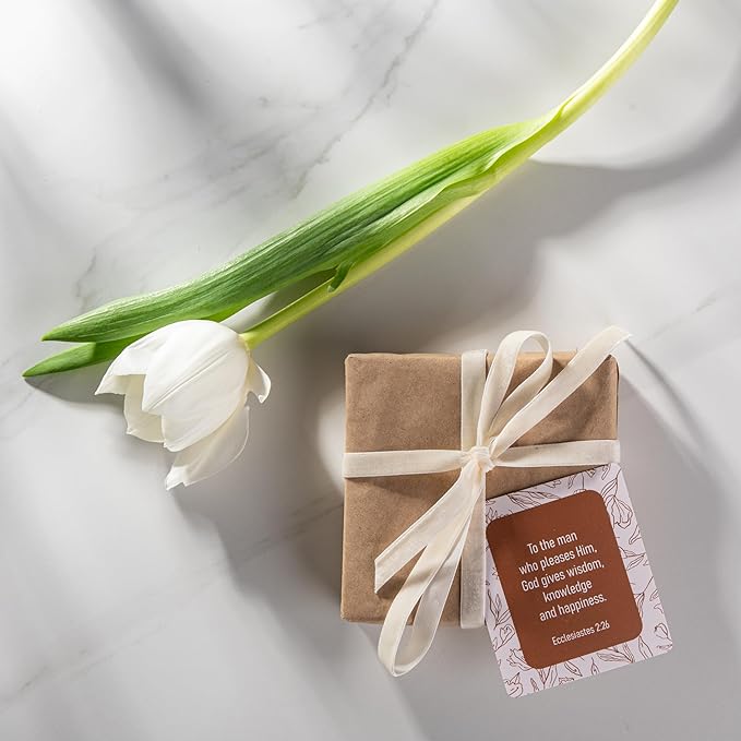 DIVERSEBEE Bible Verse Cards, 60 Unique, Assorted Mini Scripture Encouragement Motivational Inspirational Prayer Cards, Christian Bible Gifts (Delicate)