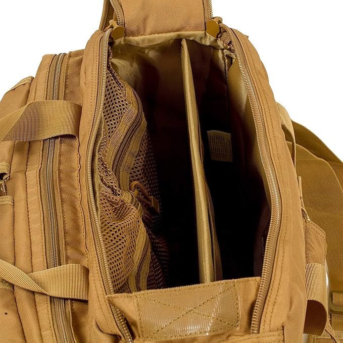 Seibertron Pro-Multifunction Shoulder Messenger Bag Fit for 14.1" Laptop Khaki