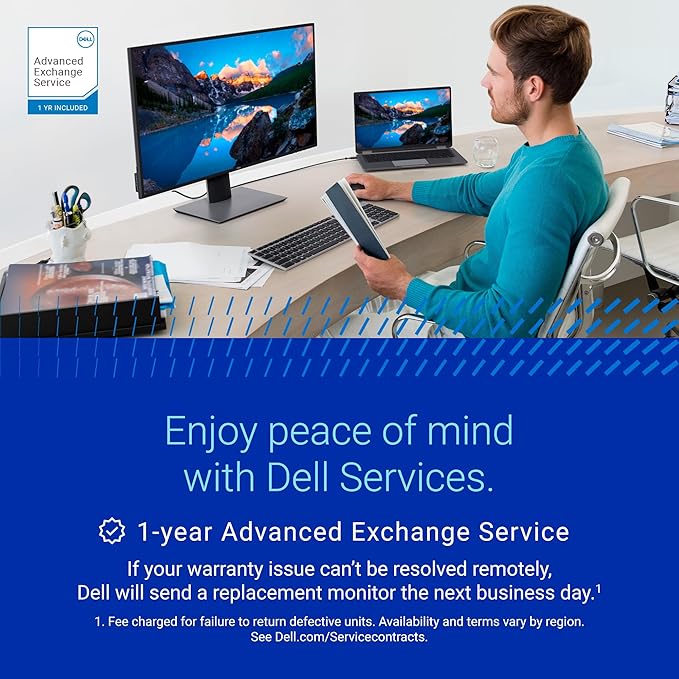 Dell S2721QS Monitor 27 Inch, 4K UHD (3840 x 2160) IPS Display, Ultra-Thin Bezel, AMD FreeSync, HDMI, DisplayPort, VESA Certified - Silver