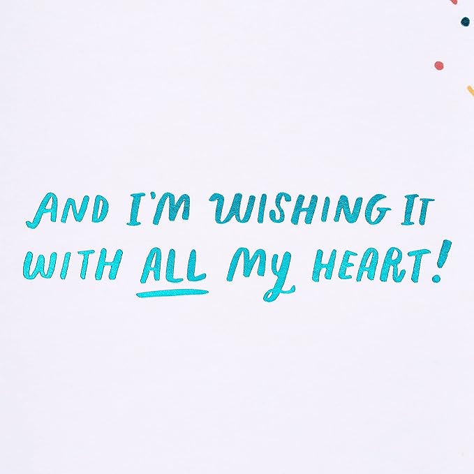 American Greetings Half-Birthday Card (All My Heart)