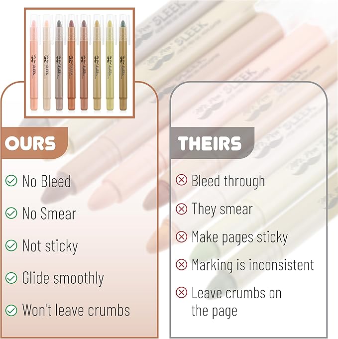 Mr. Pen Bible Highlighters, Vintage Colors, 8 Pack, Non Bleeding, Gel Pen Highlighter