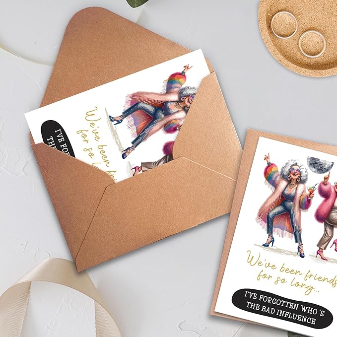 Birthday Cards for Women Funny, Best Friend Cards for Women, Happy Birthday Card for Friend, Birthday Cards for Sister, Sassy Birthday Cards for Women, Funny Friendship Birthday Cards for Bestie