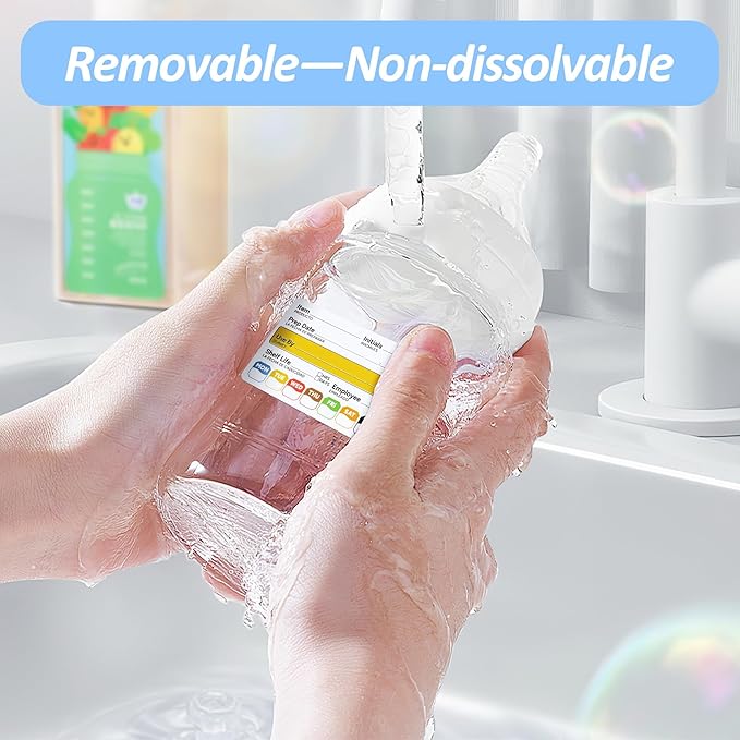 Restaurant Quality Shelf Life Food Rotation Labels, 2” x 3” Self-Adhesive Removable Freezer Food Labels Stickers, Perfect for Reusable Containers, Easy to Remove, Food Safety Date Sticker (10 PCS)