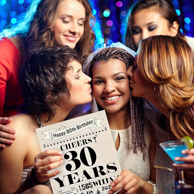 30th Birthday Card, 30th Birthday Decorations for Women Men, 30th Birthday Gifts for Her Him, Back in 1995 Birthday Card