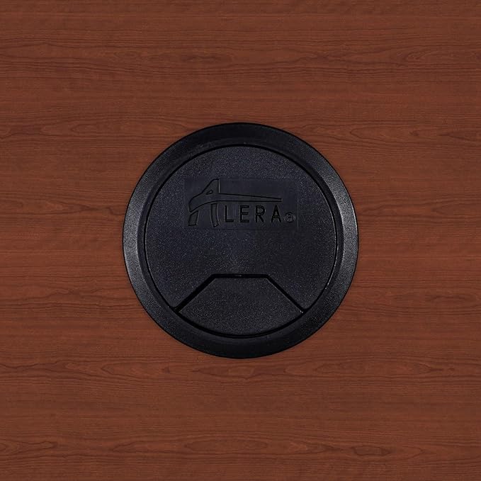 Alera ALEVA353624MC Valencia Series 35 in. x 23-5/8 in. x 29-1/2 in. Reversible Return/Bridge Shell - Medium Cherry