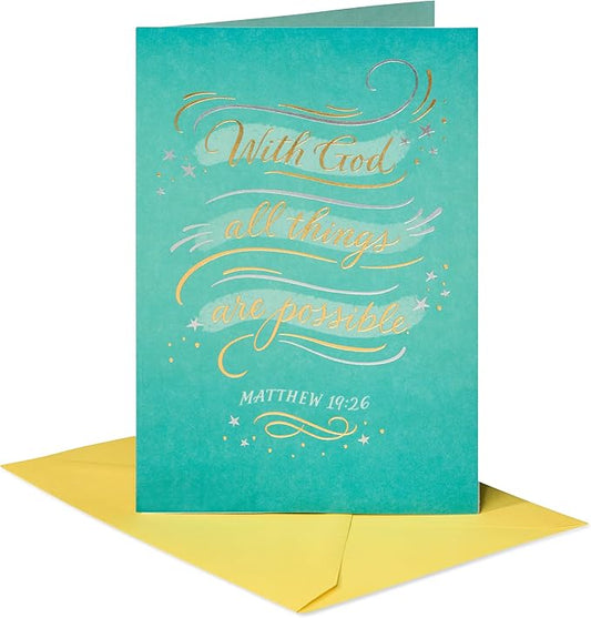 American Greetings Religious Congratulations Card (Happy for You)