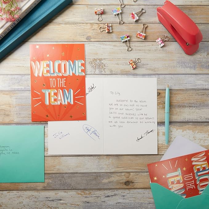 Pipilo Press 36 Pack Blank Welcome to the Team Cards with Envelopes, Employee Appreciation Gifts (5 x 7 In)