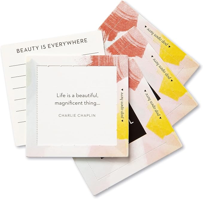 Compendium ThoughtFulls Pop-Open Cards — Life is Beautiful — 30 Pop-Open Cards, Each with a Different Inspiring Message Inside
