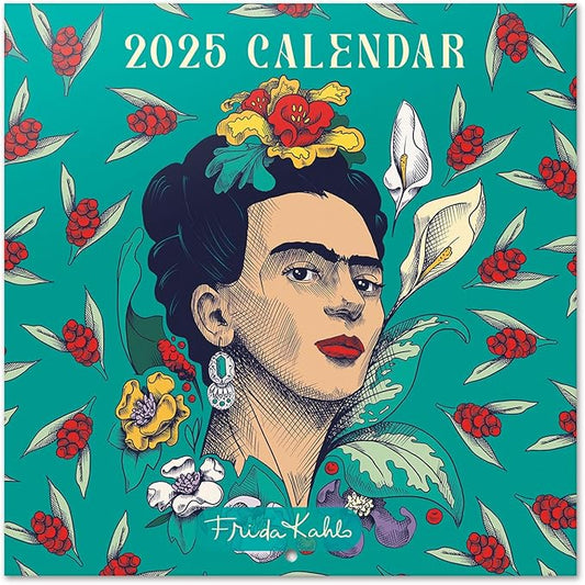 Frida Kahlo Wall Calendar 2025 12" x 12" FSC® Plastic Free - Starts Week On Sunday | Square Wall Calendar | Family Planner Calendar 2025 | Art Calendar 2025