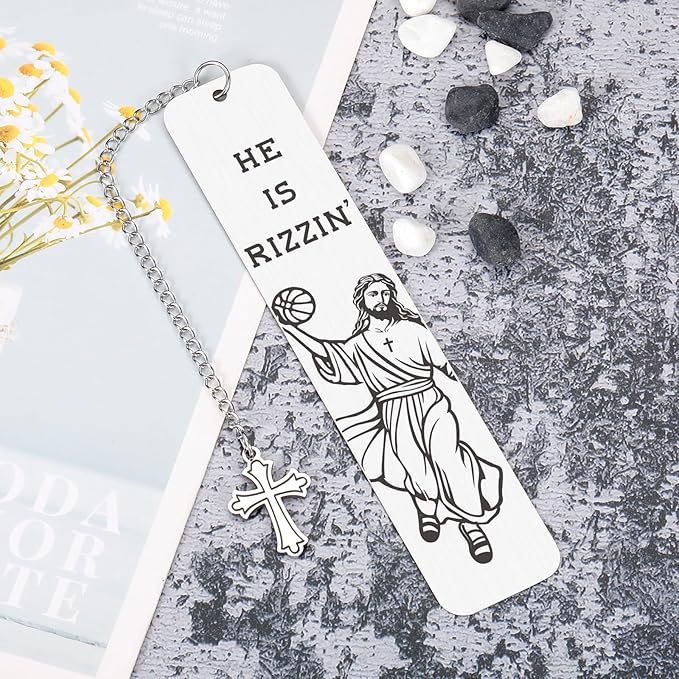 Baptism Gifts for Teens Boys First Communion Gift for Son Funny Jesus Christ Bookmark Confirmation Easter Gifts for Him Her Men Women Christian Birthday Graduation Book Lovers Reading Gift Christmas