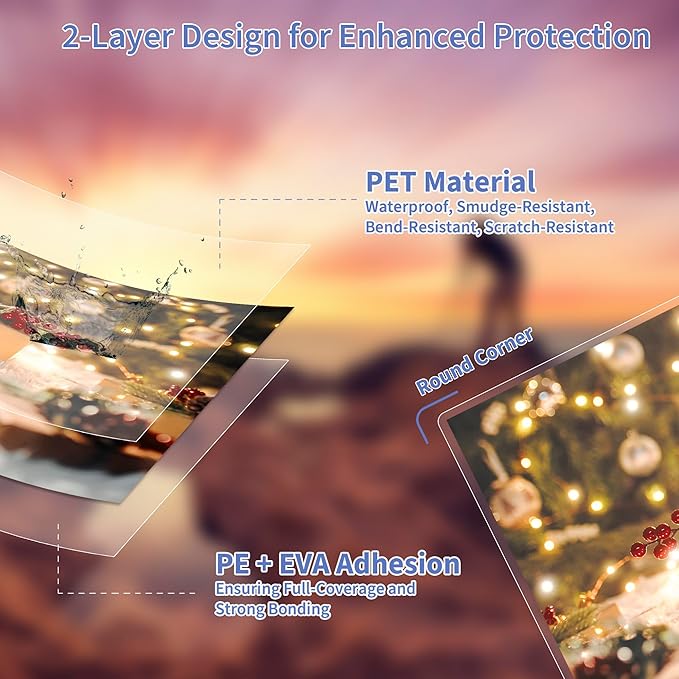 Binditek 100 Pack 3 Mil Thermal Laminating Pouches, 9x11.5 Inches Laminating Sheets, for Letter Size, Ultra Clear, Glossy, Hold 8.5x11 Inches, Heat Seal, Office School Supplies