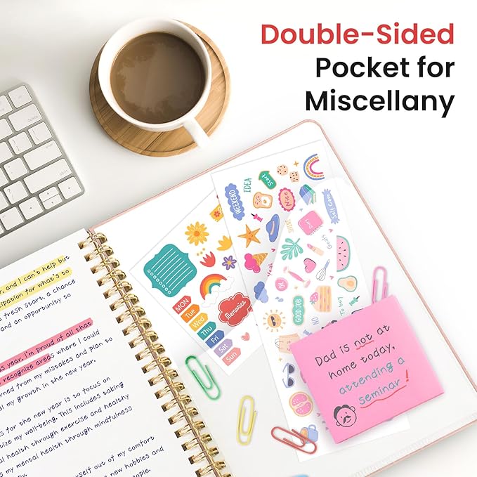 Taja Blank Spiral Journal Notebook for Women & Men, 140 Pages, Sketch Book, Plain Notebook for Drawing & Sketching, Journals for Creative Writing, A5(6"x8") - Pink