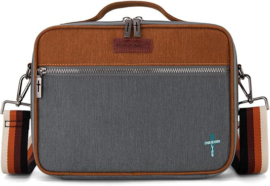 Montana West Bible Covers for Women Bible Cases with Leather Bookmark Protective Crossbody Carrying Book Case for Church Travel Gift