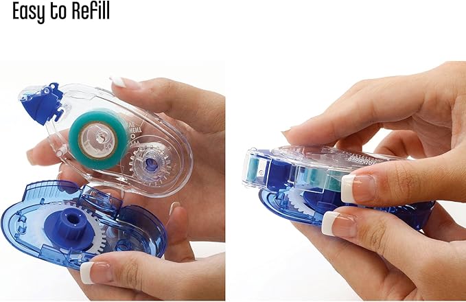 Tombow 62107 Mono Adhesive Refill Permanent, 1/3-Inch-by-472-Inch