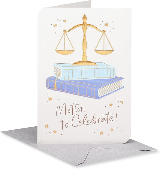 American Greetings Law School Graduation Card (Great Achievement)