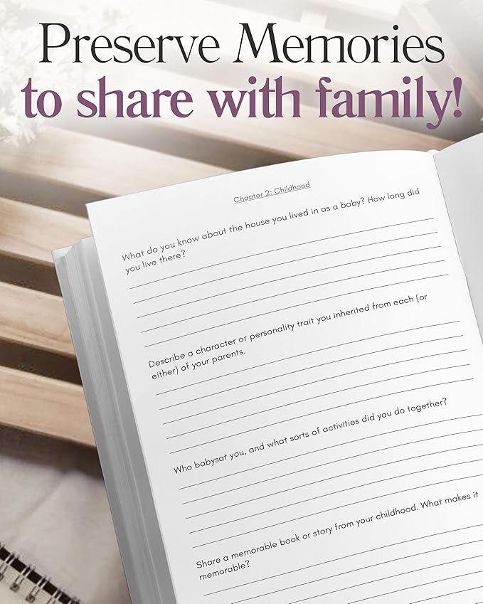 Grandma's Life Story Journal (Hardcover): A Meaningful Keepsake for Grandma to Share Her Journey & Memories, Book Includes 250+ Prompt Questions, Sentimental Gift for Mother's Day, Birthday, Christmas