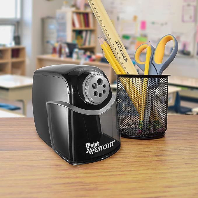 Westcott iPoint Heavy Duty Electric School Pencil Sharpener (16681)