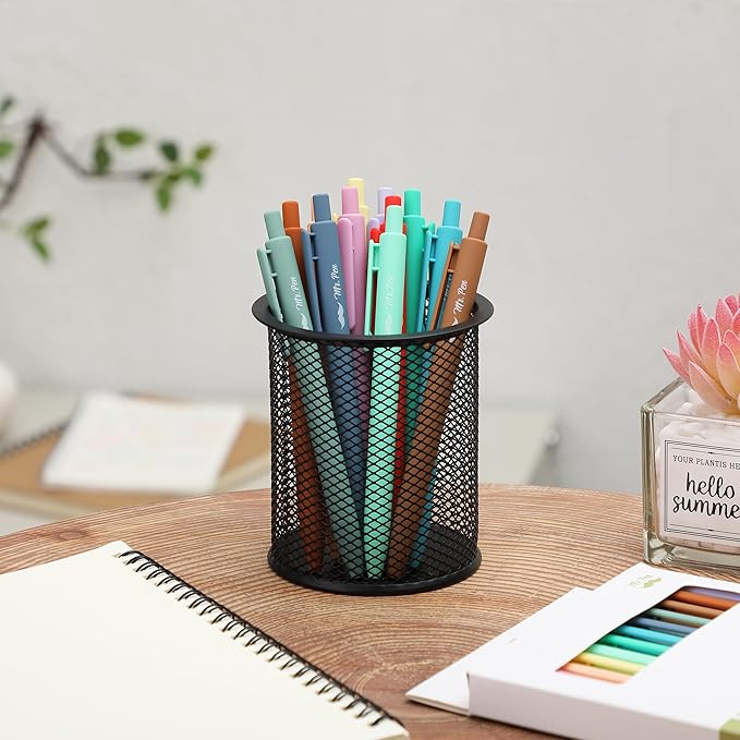 Mr. Pen- Retractable Gel Pen Pack, Assorted Colors, Fast Dry, Fine Point 0.7mm, Retractable, Cute Journaling Pens