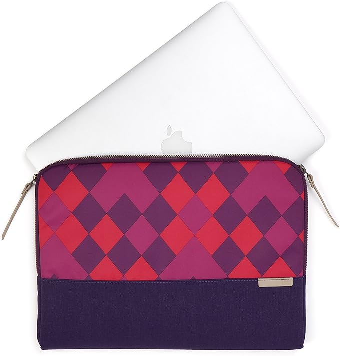 STM Grace, Women's Laptop Sleeve for 15-Inch MacBooks and Ultrabooks - Purple Diamonds (stm-114-106P-24)