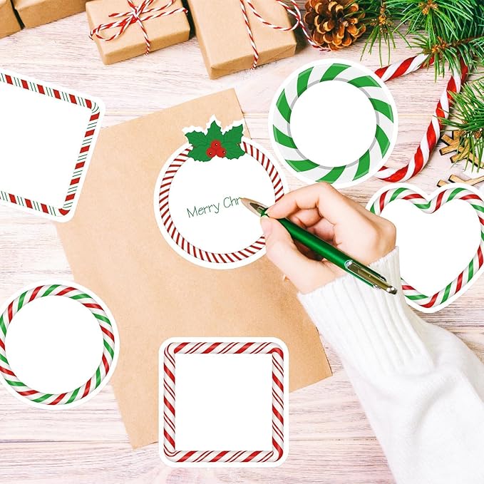 48 Pcs Christmas Candy Sticky Note Self-Adhesive Christmas Candy Note Pads Christmas Candy Memo Notes for Xmas School Office Home Supplies Students Teachers Present 12 Styles