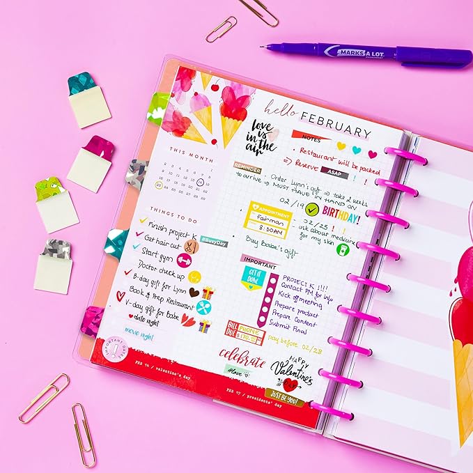 Avery Mini Ultra Tabs, 1" x 1.5", Holographic Jewel Tone Colors, 32 Repositionable Page Tabs (74146)