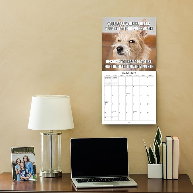 2025 Demotivational Calendar - Meme Edition of The Disgruntled Employee's Guide to the Daily Grind Monthly Wall Calendar | 12 x 24 | Funny Work Calendar