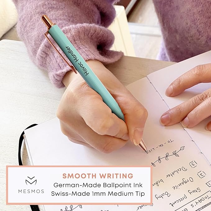 MESMOS 3pk Fancy Pen Set, Chaos Coordinator Gifts for Women, Boss Gifts for Women, Office Manager Gifts, Gifts for Boss Female, Leadership and Supervisor Gifts, Funs with Funny Sayings for Adults