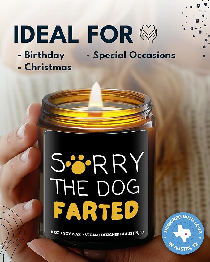 Funny Dog Mom Candle, Funny Dog Mom Gifts for Women Funny, Dog Dad Gifts for Men, Dog Gifts for Dog Lovers, Dog Lovers Gifts for Women, Dog Father Gifts Cool Dog Stuff Mothers Day Dog Mom Gifts