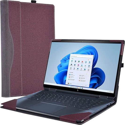 Laptop Cover for HP Spectre X360 16-f 16t-f Envy 16-h/ 15z-ef2000 Touch optional/15 The 200 Touch /15-dy5097nr/15-dy2096nr /15-bp 15-ds 15-dr Computer Bag(15.6inch, red Wine)