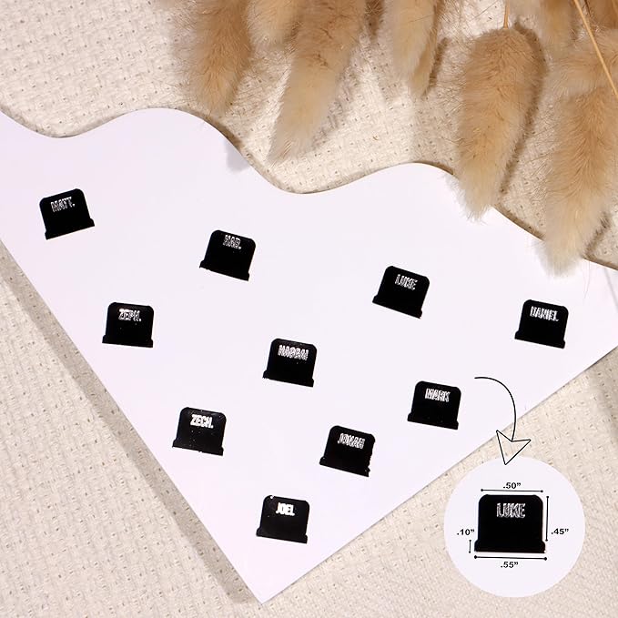 Idyllic Grace - Mini Bible Tabs, Silver Foil Lettering, Journaling, Small Bibles, Study Tool, 90 Tabs, Old and New Testament, Christian, Catholic, Apocrypha, Index Tabs, Glossy Laminated - Glorious