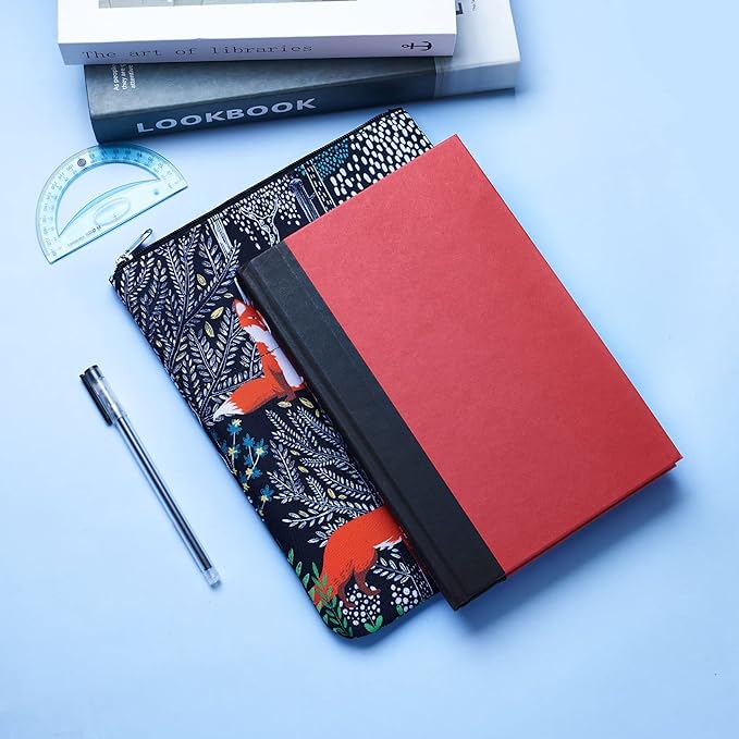 Book Sleeve for Book Lovers, Bookish Book Protector, Book Covers for Paperbacks, Washable Fabric, Book Sleeves with Zipper, Medium 11 Inch X 8.7 Inch