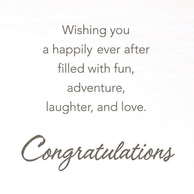 American Greetings Pop Up Wedding Card (Happily Ever After)