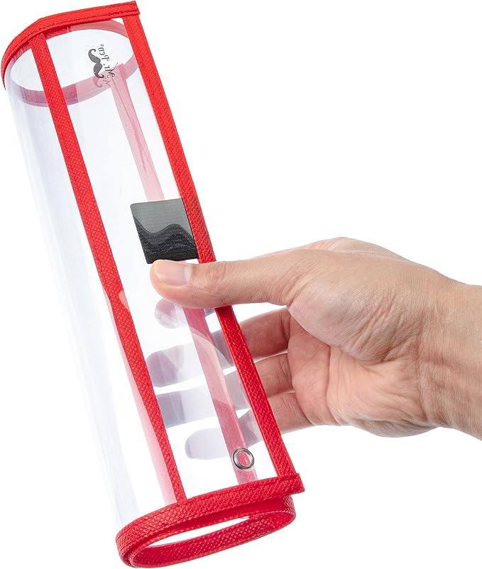 Mr. Pen Pocket Sleeves - 10x14 Inch, Pack of 24 - Colorful, Reusable, Clear Plastic Sleeves for Dry Erase Sheets