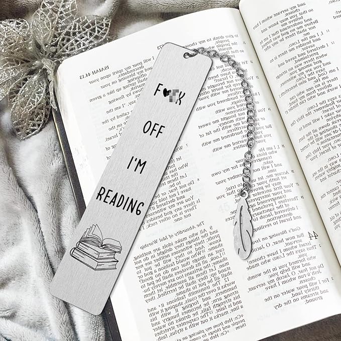 Funny Bookmarks for Book Lovers,Reading Gifts for Book Lovers Women Men Writers Reader Friends Christmas Gifts,Stocking Stuffers for Librarian Student Coworker Teens Girl Boy Graduation Gifts