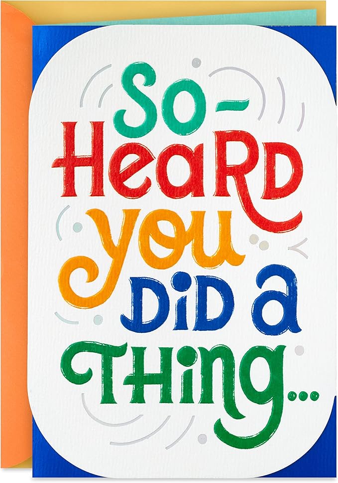 Hallmark Congratulations Card for Graduation (Something Worth Celebrating)