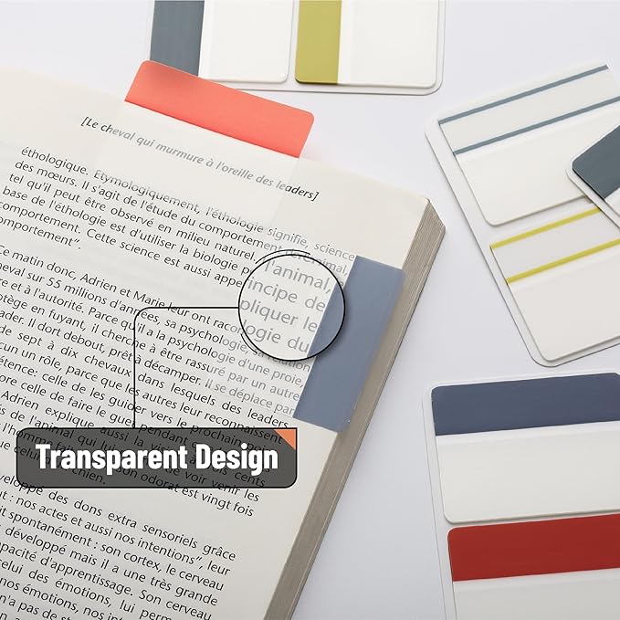 Mr. Pen- Sticky Index Tabs, 500 Pcs, 21 Sets, Colorful Sticky Tabs for Notebooks, Page Markers, Page Tabs for Binders, Page Tabs Sticky Tabs for Books, Notebook Tabs, Book Sticky Tabs for Notebooks