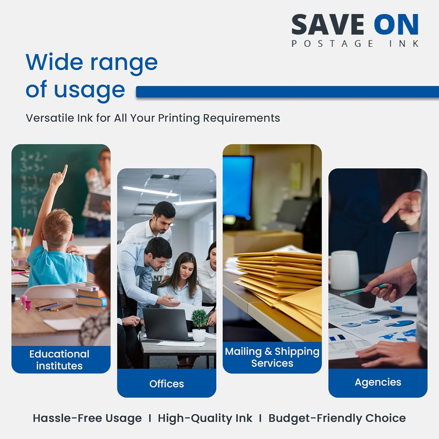 Quadient Memjet M5K250-N Compatible High Capacity Black Printer Ink Tank (500ml) - Printer Ink Cartridge for Mach Series Quadient & Hasler Printers - Replacement Inkjet Printer Ink (2-Pack)