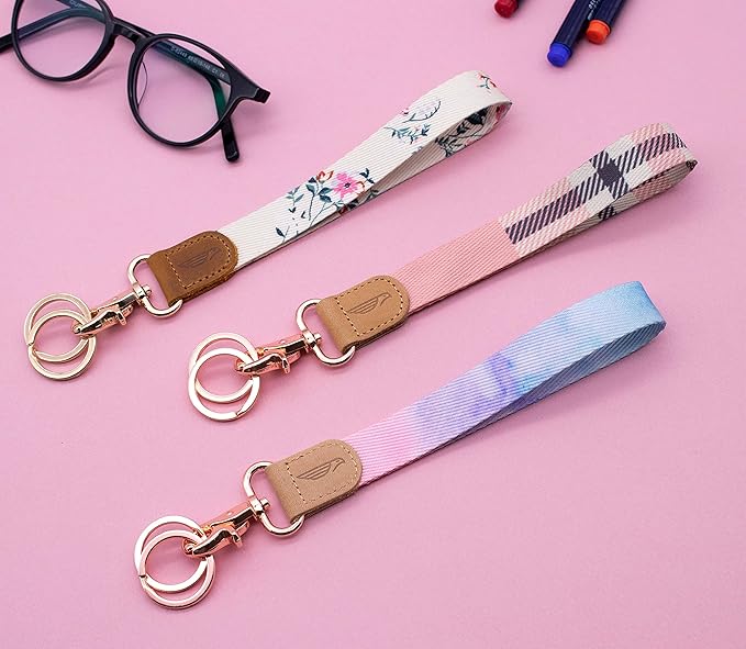 POCKT Lanyard for Keys Wristlet Strap Key Chain Holder for Men and Women - Cool Hand Wrist Lanyards for Keys and Wallets