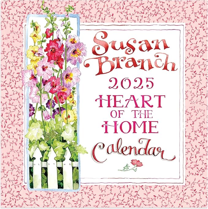 TF PUBLISHING 2025 Susan Branch Mini Calendar - Large Grids for Appointments and Scheduling - Vertical Monthly Wall Calendar 2025 - Home and Office Organization - Premium Thick Matte Paper - 7"x7"