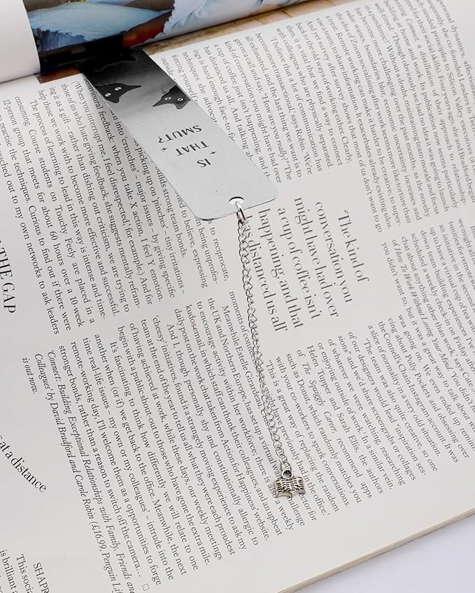 Black Cat Bookmark Gifts for Women, Book Markers for Reading Women Teens, Cat Bookmark Box Gifts for Cat Lovers, Cat Lover Female Friends Birthday Gifts Book Club Reading Gifts