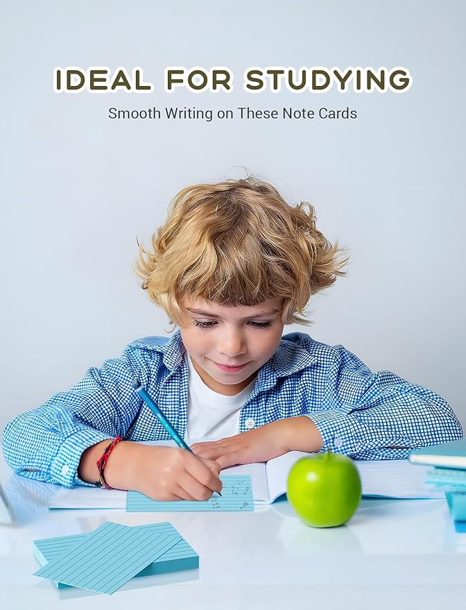 3x5 Index Cards, Colored Index Cards, 200 PCS Note Cards 3x5 Flash Cards, 180GSM Heavy Notecards 3 x 5 Lined, 3 by 5 Pink Index Card Ruled Bulk Pack of Note Cards Flashcards for Studying Taking Notes