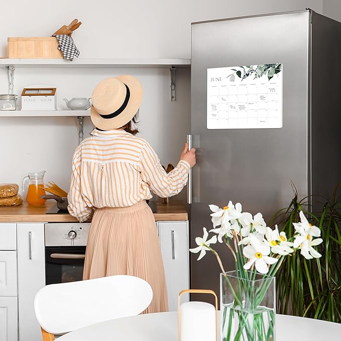 Beautiful 2025-2026 Magnetic Fridge Calendar - Runs From January 2025 Until July 2026 - The Perfect Monthly Refrigerator Calendar for Easy Organizing