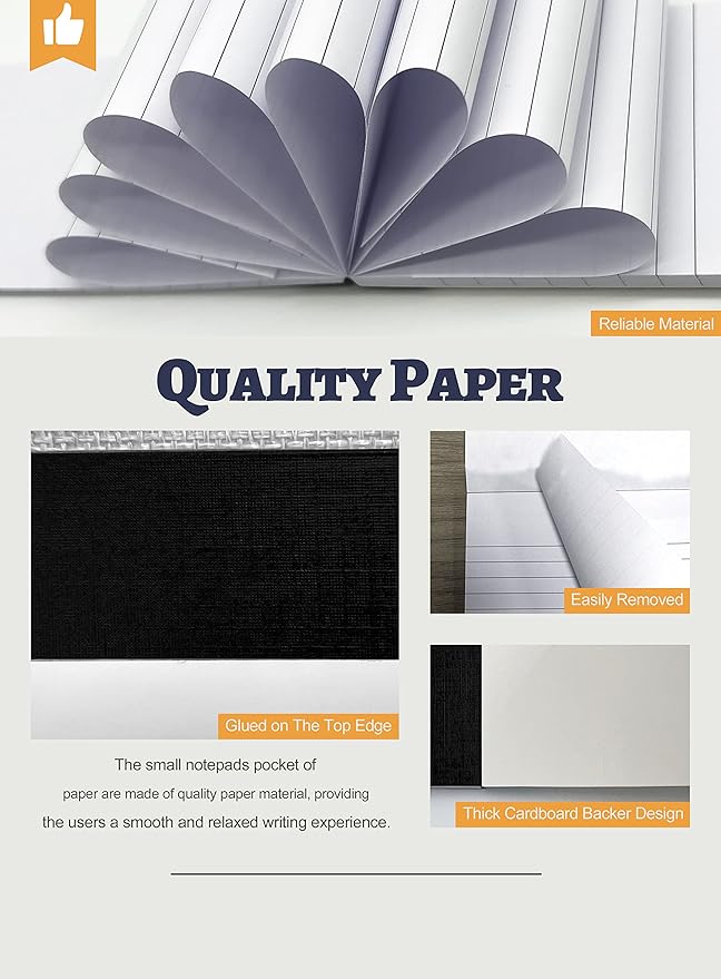 20 Pack Small Notepads Refills Memo Pads 3 x 5 Inch Lined Writing Note Pads with 30 Sheets Note Pad Paper in Each Pad Mini Pocket Notebook Refills for Taking Notes and Reminders Organization Planning