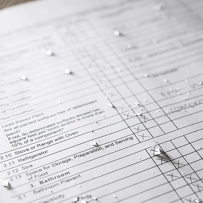 Rite In The Rain Weatherproof Copier Paper, 8.5" x 14", 20# White, 200 Sheet Pack (No. 8514)