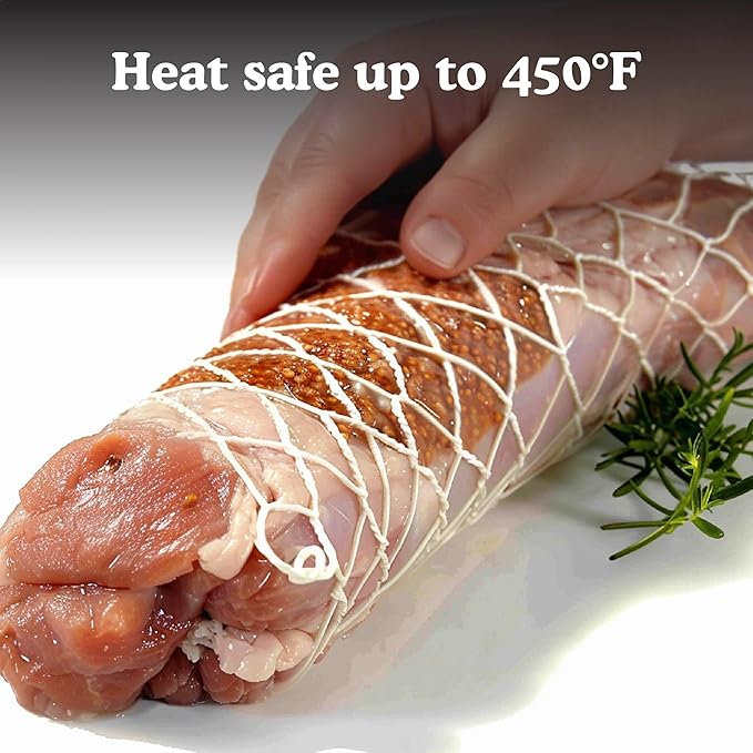 Regency Wraps Roast Sock, Elasticized Twine Tube For Forming Meat, Stuffed Chicken Breast, and Tenderloin, Cooking Made Simple, Perfect for Holidays, Christmas, and More, Natural, Pack of 2